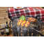 La Hacienda Vancouver Fire Pit Basket Bowl BBQ Grill Black Steel