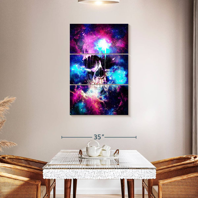 Crâne de l'espace Kerner I, H 45 po x l 28 po