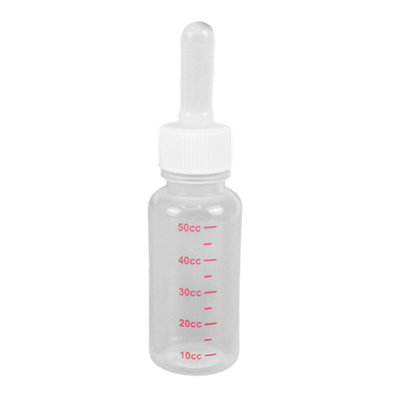 50ml, 120ml Cat Feeding Bottle Soft Head Leak-proof Removable Pet Kitten Dogs Feeding Bottle