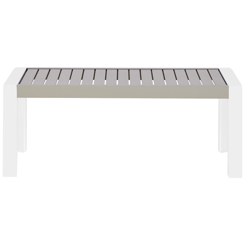 Aubrieana Rectangular Metal Outdoor Coffee Table , 47.2cm cm W 70cm cm D