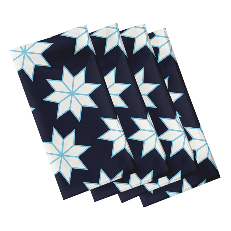 Claire-Louise Christmas Stars  Napkins, Navy