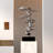 32.28"Geometric abstract silver-plated decorative piece
