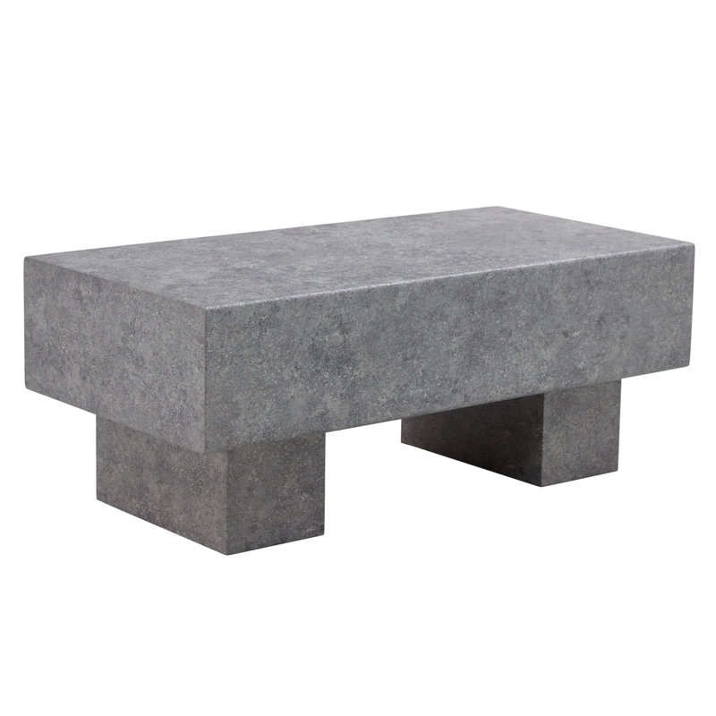 Brooksburg Single Coffee Table, Gray Concrete