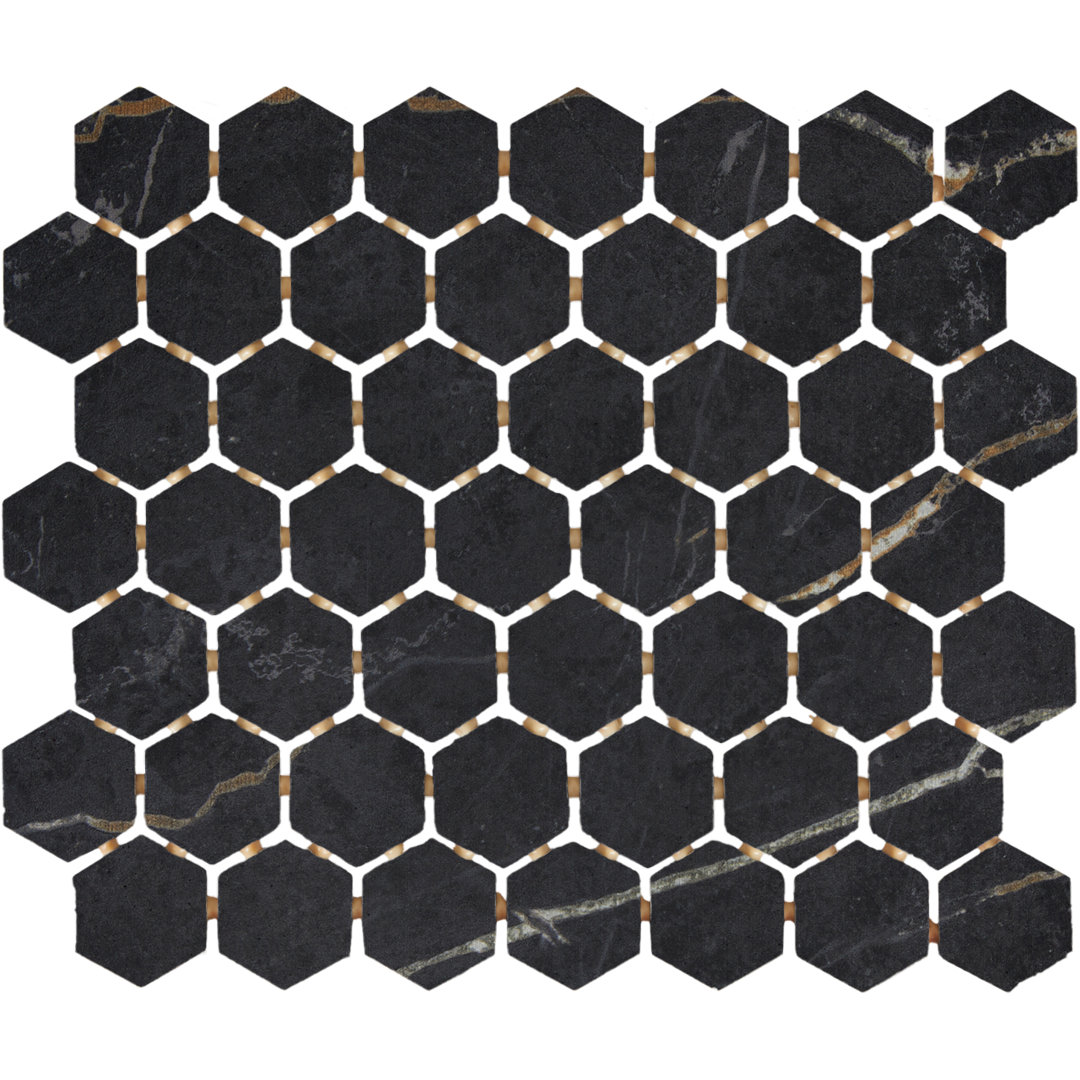 Perpetuo 1.5" Porcelain Hexagon Wall Mosaic  (9.72 sqft per carton) Daltile 