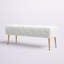 Banc en fausse fourrure