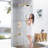 Luxury 3-Function Shower System Set - Solid Brass Control Valve, 10" Overhead Shower, 3-Spray Handheld with Bathtub Spout-119149780