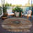 Machine Washable Indoor/Outdoor Xhevrie Terracotta Rug-709703631