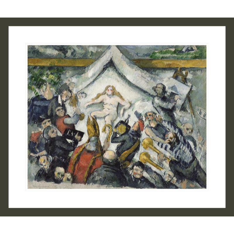 «The Eernal Feminine» par Paul Cézanne, impression giclée encadrée, H 23,5 po x l 27,66 po
