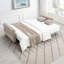 Canapé-lit Haran de 92 po, tissu beige-1248759970
