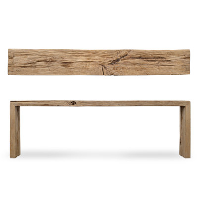 Console en bois massif 15 po