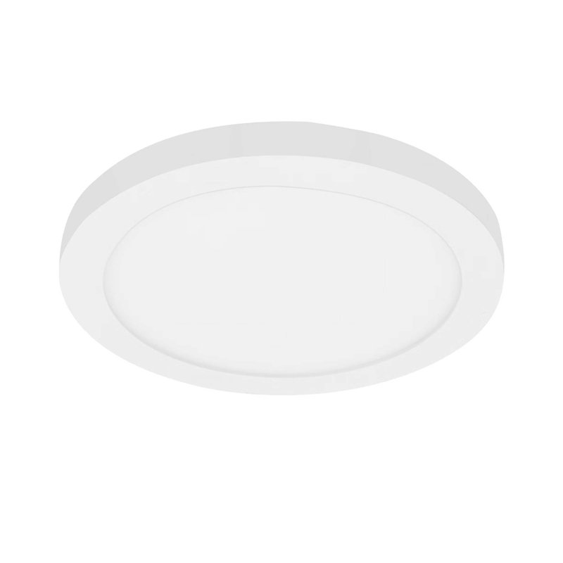 Plafonnier encastré à DEL ultra-mince, à intensité variable, à température de couleur unique, luminaire écoénergétique pour petits espaces intérieurs, homologué cETL, garantie de 1 an