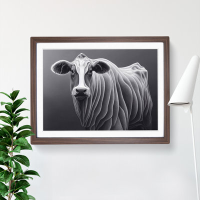 An Enviable Cow - Framed Print