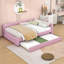 Lit de jour rembourré capitonné double TG avec lit gigogne simple TG-57225563
