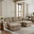 U-shaped sofa, deep-seated sofa with a removable ottoman-128969677-128969679
