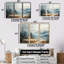 «Blue Green Misty Dawn Farmhouse», ensemble de reproductions d'art mural-1892293396-1892293410