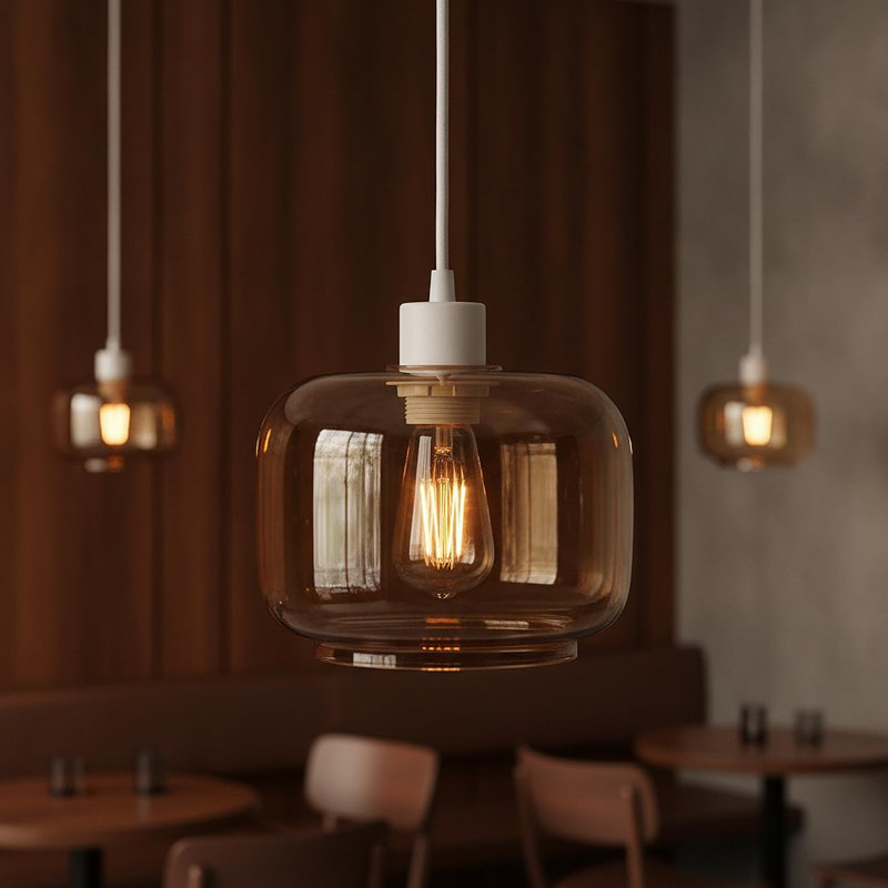 Glass Lamp Shade, Ovel