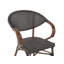 Genie Stacking Patio Dining Armchair with Cushion-652651983