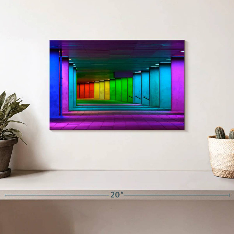 Lilie Rotterdam Rainbow Tunnel, H 8 po x l 12 po