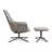 Lock Upholstered Swivel Armchair-107232318-19830126