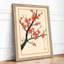 Moonlit Cherry Blossom Japandi - Framed Print-58259771-58259772