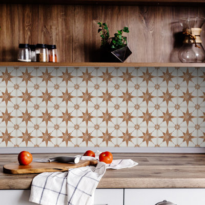 5'' W x 5'' L Vinyl Peel and Stick Mosaic Tile