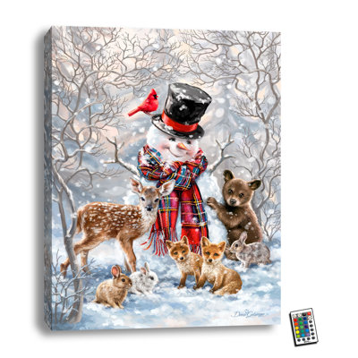 Forest Friends 18x24 Fully Illuminated ColorChange LED Print