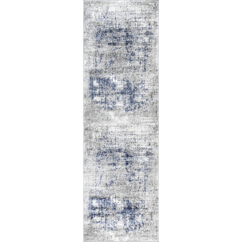 Abstract Indoor Rug, Runner 2'8" x 8'