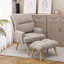 Fauteuil d'appoint avec repose-pieds Deeda-441211543