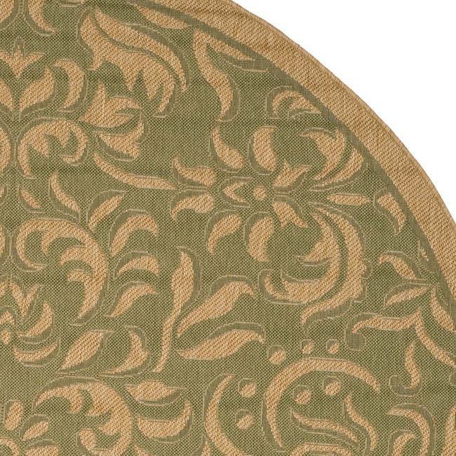 Pharrell Performance Oriental Rug, Round 6'7"