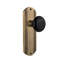 Deco Plate with Black Porcelain Door Knob-1602825700-1602825704
