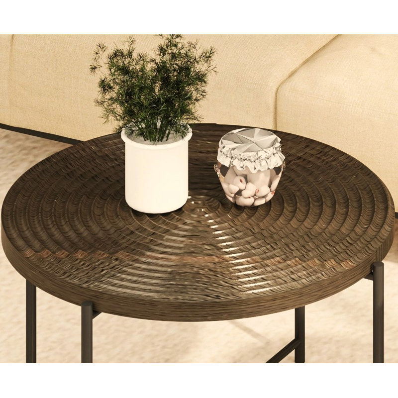 Ensemble de tables gigognes Danbury, Noyer brun