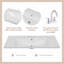 Meuble-lavabo simple vert 30 po avec comptoir en céramique