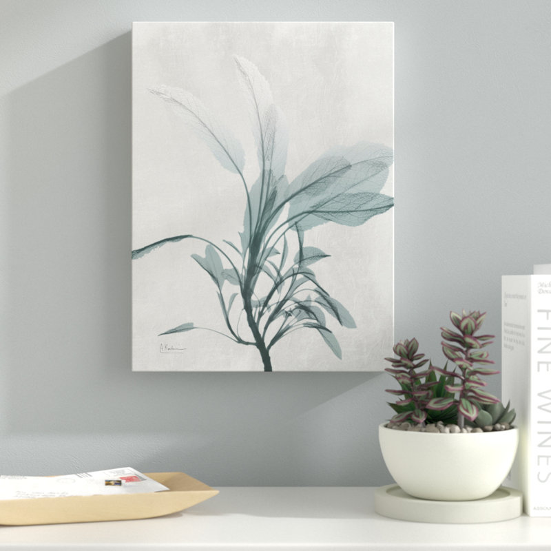 Emerald Sage 1 - Impression sur toile tendue, H 32 po x l 24 po