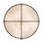 Structure Fabric Semi Flush Mount