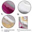 Rose et or marbré abstrait VI - ensemble d'art mural moderne sur toile-88085671-88085672