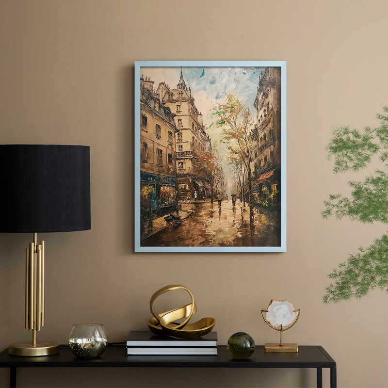 LANDSCAPES Series CDX, reproduction encadrée - bois massif, 15" H x 12" W, Blue