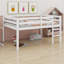 Lit mezzanine en bois avec échelle-1433508366