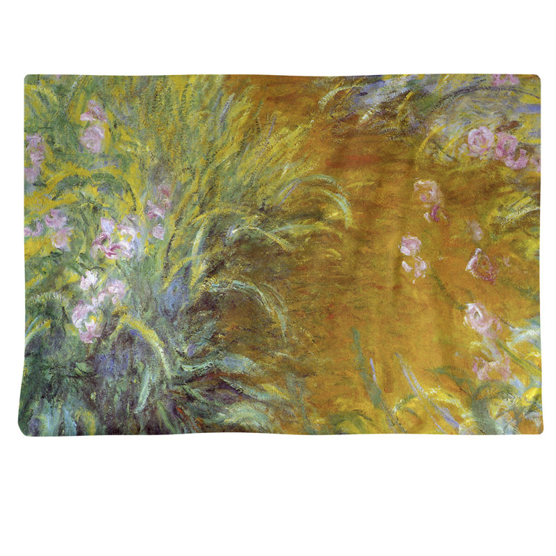 Napperon de 18 po irises, Polyester sergé