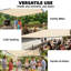 Outsunny Sun Shade Sail Rectangle Sunscreen Awning Canopy-126059397
