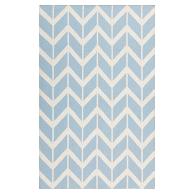 Wool Chevron Indoor Rug