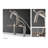 Concord Three-Handle 2-Hole Deck Mount Clawfoot Tub Faucet with Hand Shower-33383587