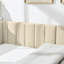 Cadre de lit double capitonné double, cadre de canapé-lit avec dossier et accoudoirs confortables, lit double pour chambre à coucher, salon, velours-1269995763