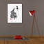 «Loup» par Pechane, art mural sur toile-1053327640