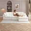 Canapé d'angle infonuagique pour salon, canapé d'angle en L sans structure avec pouf, canapé d'angle modulaire 3 places-1555942573