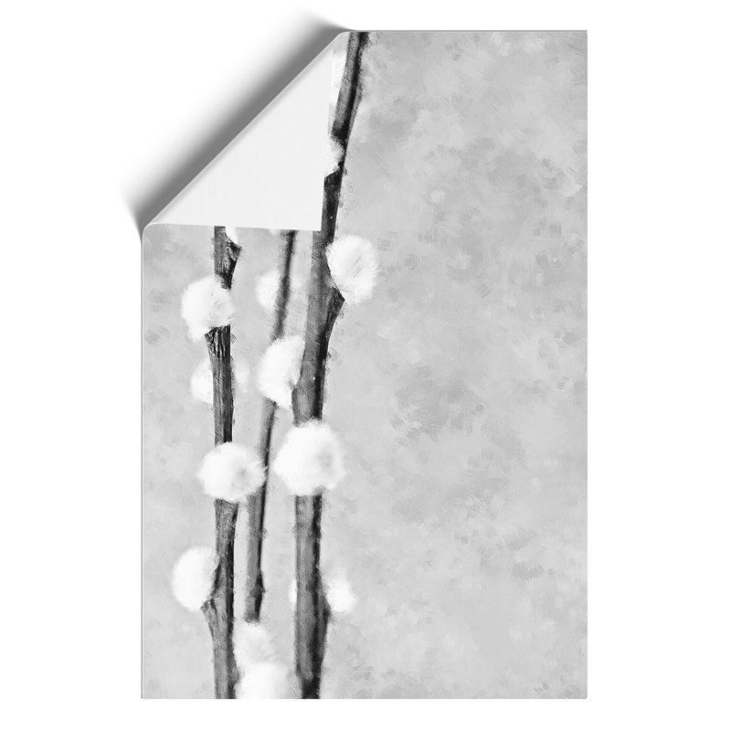 Blossoming Willow Tree Painting - Frameless Print, 42cm H x 30cm W x 0.1cm D