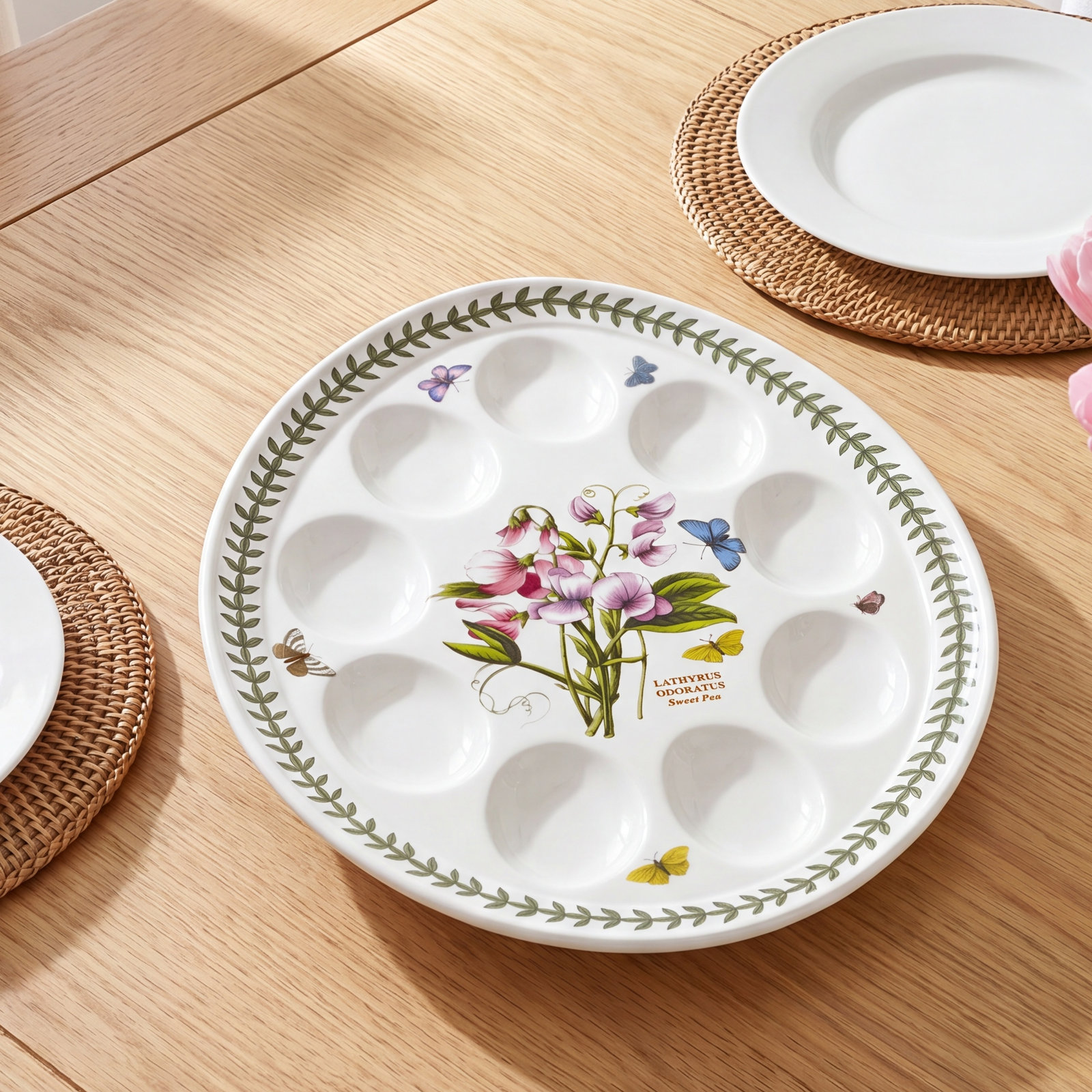 Botanic Garden Porcelain Egg Platter