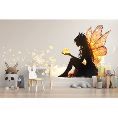 Fairy Wall Decal – Magical Fairy Wall Art, Nursery Wall Sticker, Fantasy Kids Bedroom & Baby Room Decor 311Mv