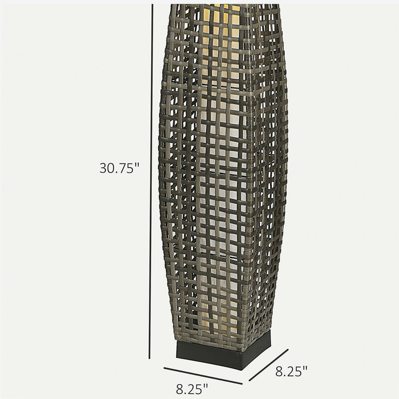 Lampe solaire sur pied Outsunny