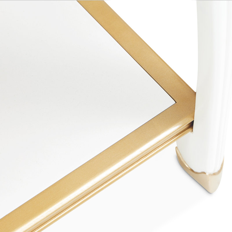 La Terrazza End Table, Cream