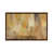 Toile avec cadre en bois brun classique